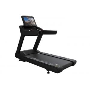 Touch Screen Commercial Treadmill For Gym / Walking Impulse Aluminum Alloy Column Treadmill Machines