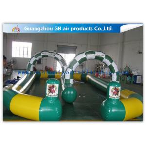 China Sport Games Inflatable Go Kart Track / Horse Track Inflatable Racing Track supplier