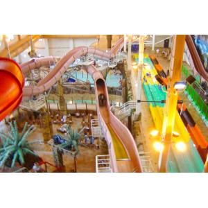 China Raft Slide Water Park / Colorful Adults Extreme Water Park Play Equipment 1.4m ~ 1.7m Dia supplier