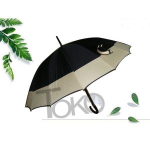 China Long Stick Mens Walking Cane Handle Umbrella Hook Handle High Density Fabric supplier