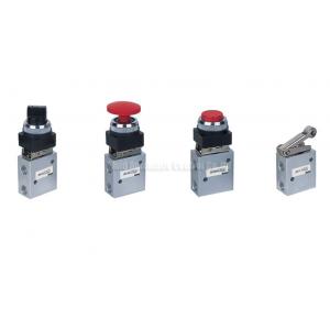 JM Series Two Position Three Way Mechanical Control Valve , Pneumatic Machine Control Valve