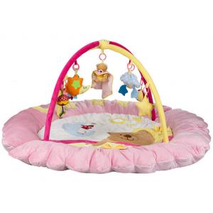 Pink Baby Play Gym and Mat , Baby Growing Baby Musical Play Gym