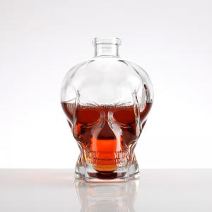 China Shandong Yuncheng Whisky Gin Brandy Glass Bottle with Distinctive Shape and Design supplier