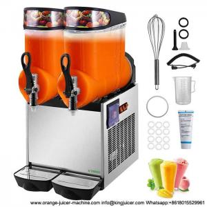 China 2x12L Dual Bowl Cafes Restaurants  Margarita Ice Machine Slushie Maker supplier