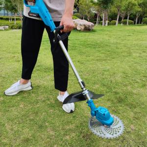 Electric Cordless Portable Grass Trimmer Lithium Battery Brush Cutter Mowing Tool