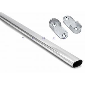 Oval Stainless Steel Wardrobe Rail Pipe 3 Inch 12.7MM OD 410s 430 JIS GB