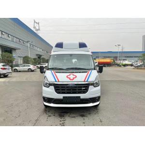 Diesel High Roof First Aid Ambulance For Emergency Rescuing Monitoring