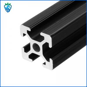 China 2020 Black Assembly Line Aluminum Profile Extrusion Standard Profile Industrial Aluminum supplier