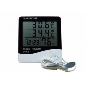 Indoor / Outdoor Mini Digital Hygro Thermometer LCD Display With Probe
