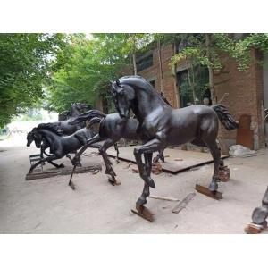 Garden bronze horse sculptures brass horse statues,casting bronze animal statues, China sculpture supplier