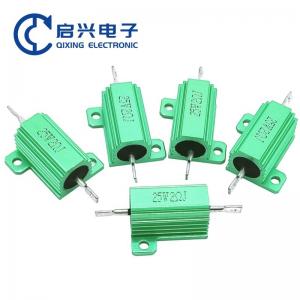 High Power Wirewound Resistor 25w Green Metal Aluminum Case Resistor