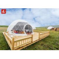 China Outdoor Camping Resort Prefab Dome Tent House Luxury Gazebo Party on sale