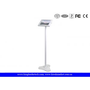 tamper proof Android Tablet Kiosk Powder Coated Steel Stylish Tablet Kiosk Stand