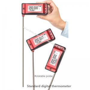 Lab and Industrial Digital Thermometer Measuring Range -60C-300C Dimension 106mm*48mm*37mm