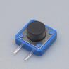 China 12 Mm X 12 Mm Tactile Switch White Push Button 2 Pin Side Terminal Silent Switch wholesale
