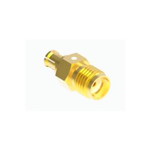 SMA Female To MCX Male RF Coaxial Adapter Gold Plated Brass 6GHz