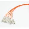 China 12 Strand Pre Connectorized Fiber Optic Cable Multimode With 2.0mm Fan Out Pigtails wholesale