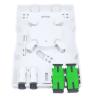 Wired LAN Network 2 Cores Plastic Fiber Optic Patch Cord SC Connector Type for Indoor