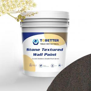 China Waterproof Exterior Wall Real Stone Paint Natural Lacquer Dull Red And Black supplier