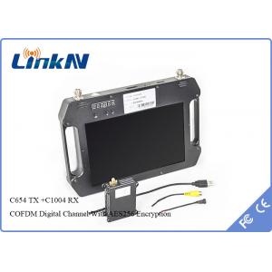 China UAV Video Link COFDM Transmitter &amp; Receiver Kit FHD H.264 Compression Low Latency AES256 wholesale
