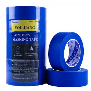 China Blue Multi-Surface Painters Tape Paint Tape For Wall Paintin supplier