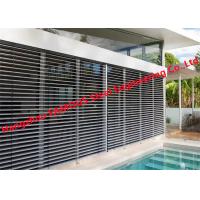 China Aluminium Jalousie Louver Windows With Screen Mesh Hurricane on sale