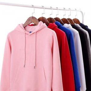Wholesale Custumized Embroidered Custom Hoodies plain thick pullover hoodie unisex