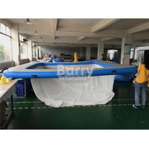 China Floating Inflatable Swimming Ocean Pool Anti Jellyfish Netting Enclosure For Yacht supplier