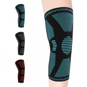China Elastic Knee Support Brace , Black Knee Brace For Men / Women OEM Available supplier