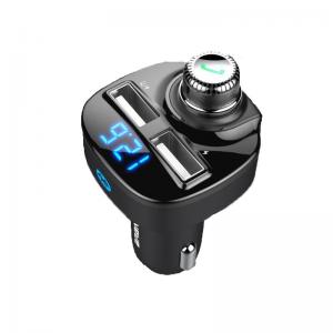 Bluetooth Car FM Transmitter Audio Adapter Receiver Wireless Hands Free Car Kit