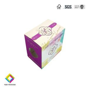 China Custom Luxury Soap Packaging Box Cardboard FSC Recycle With Window on sale