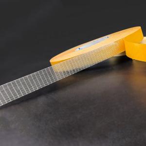 China 高粘着強度 双面ガラス繊維網状テープ 厚さ 220MIC PVC 天気帯と床 wholesale