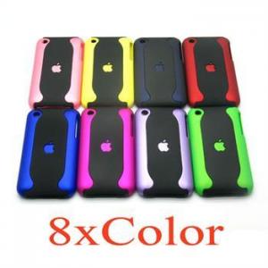 China Lightweight Hard Case Apple IPhone 3G Cool Red Cell Phone Faceplate Covers supplier
