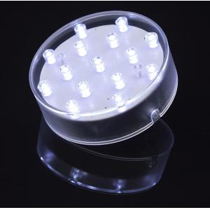 China Round LED Vase Light - White supplier