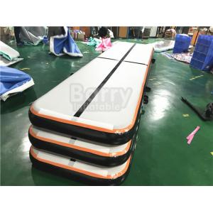 Yellow Durable Crash Tumble Track Inflatable Air Track Air Floor Gymnastics Mat