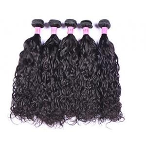 China 6a grade raw european virgin hair extensions water wave virgin peruvian human hair weave/weaving supplier