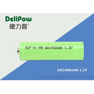 China LED AA NIMH Rechargeable Battery 1400mAh With 3 Years Cycle Life supplier