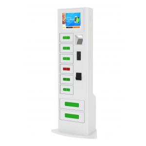 China Coin Note Card Access Mobile Phone Charging Station with Touch Screen For Shopping Mall supplier