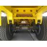 Heavy Duty Tri Axle Dump Truck , 50 Ton Flatbed Semi Truck Trailer For Container