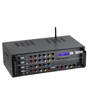 China PA-803WH 2.0 Channel 400W Amplificateur à domicile Récepteur haute puissance à vendre à chaud avec matériel métallique de renforcement de puissance sans fil BT supplier