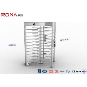 China Rainproof Full Height Turnstile Safety Gate Barrier Stainless Steel Access Control supplier