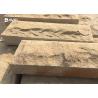 China Chiselled Yellow Mushroom Sandstone Stone For Decoration Walls / Columns wholesale