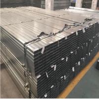 China High Quality Corrugated Square Tubing Galvanized Steel Pipe Iron Rectangular Tube on sale