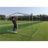 Large Dog Kennels For Outside / Large Dog Enclosures Outdoor With Roof Tube