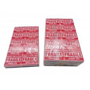 Self Adhesive Mailing Labels , 2 X 3 Inch Fragile Warning Stickers