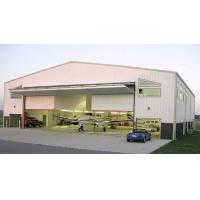 China Customized Prefabricated Steel Aircraft Hangars With Labour Saving on sale