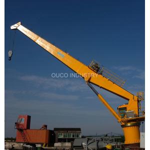 25t 20m Marine Cranes Fixed Jib Cargo knuckle boom offshore Lifting