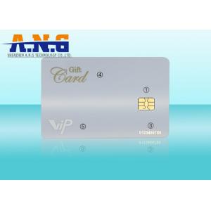 ISO7816 CR80 Printing contact smart card , Smart IC Card with SLE4442 Chip