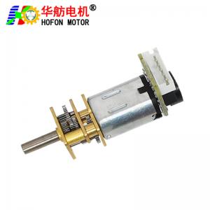 China Mini Micro Metal Gear Motor GM12-N20VA with encoder DC Motor for Robot Wheel DIY Toys smart lock supplier