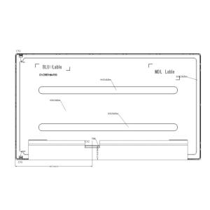 China 21.5 pulgadas FHD Luminancia 1500nits Modulos de pantalla TFT DV215FHM-R10 para aplicaciones exteriores de alto brillo supplier